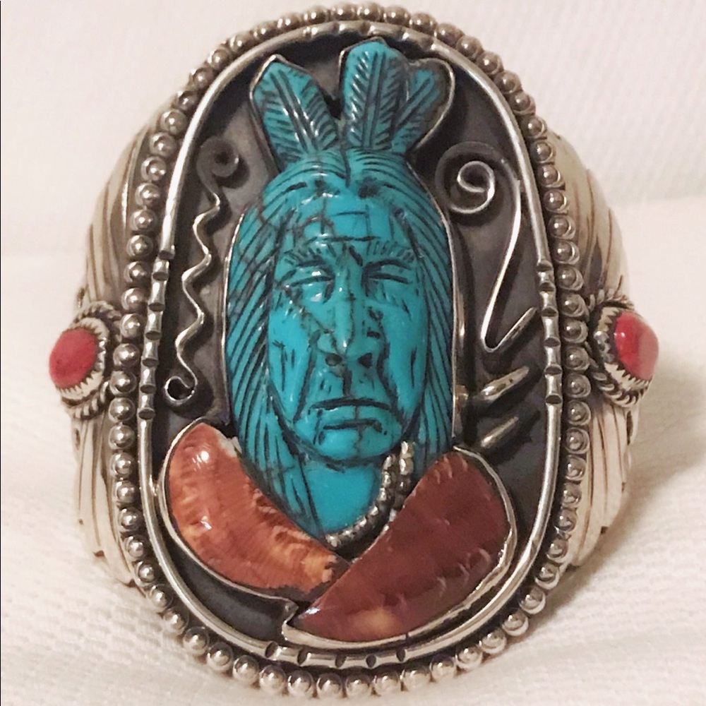 *SOLD*Francisco Gomez Warrior Cuff Lone Mountain